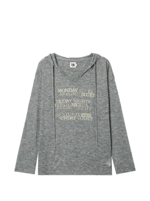 V-neck hoodie by B+AB
