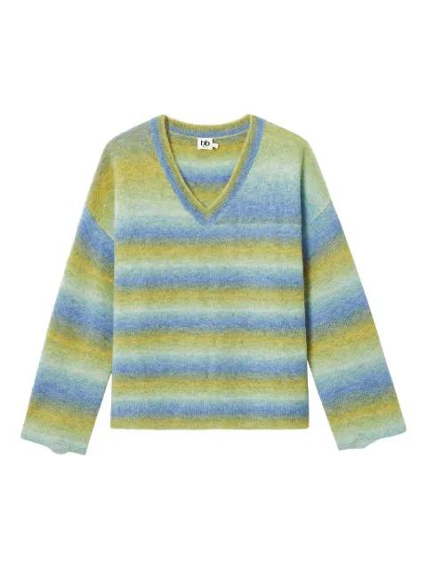 V-neck striped sweater by B+AB