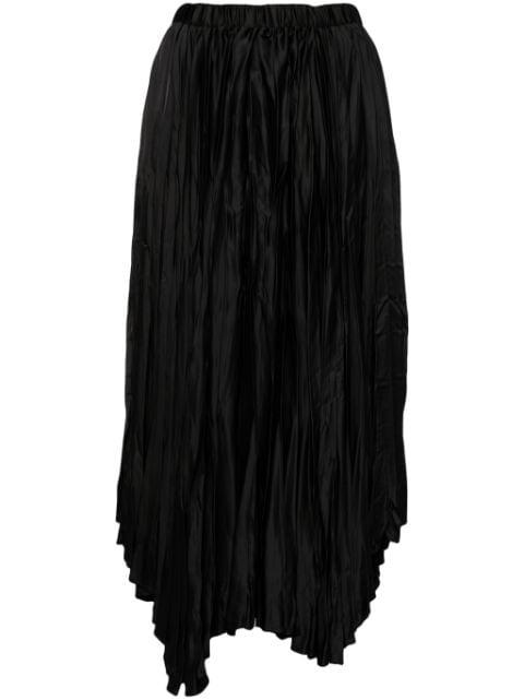 asymmetric pleated skirt by B+AB