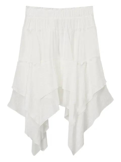 asymmetric tiered skirt by B+AB