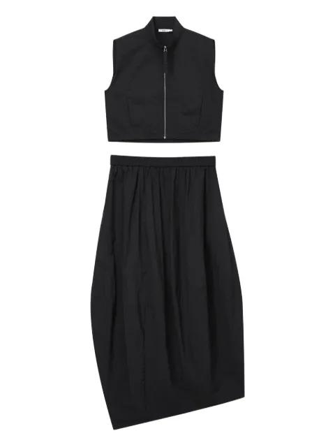 asymmetric zip-front co-ord set by B+AB