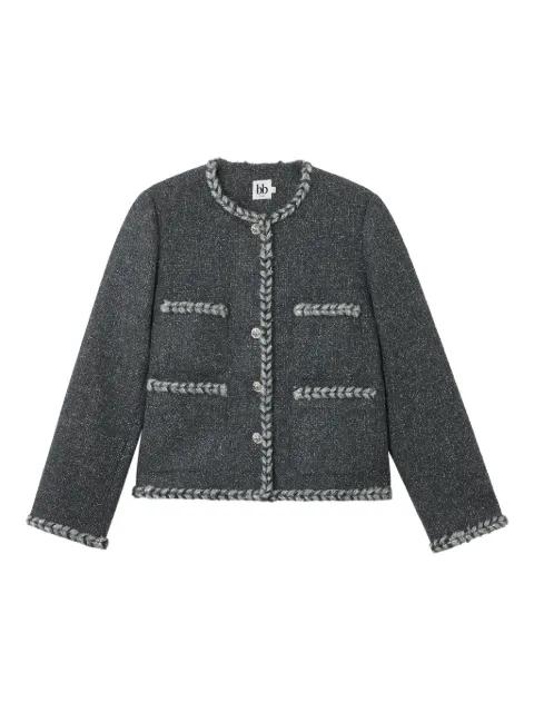 braided-trim jacket by B+AB