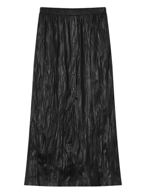 button-embellishment A-line maxi skirt by B+AB