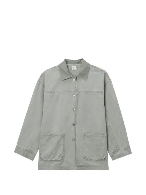 button-fastening overshirt by B+AB