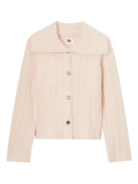 buttoned collar cardigan by B+AB