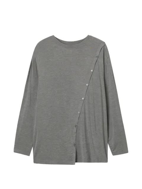 buttoned long-sleeve top by B+AB