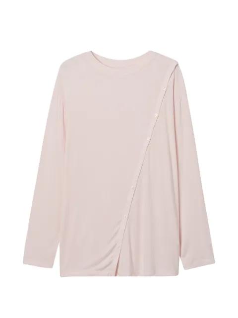 buttoned long-sleeve top by B+AB
