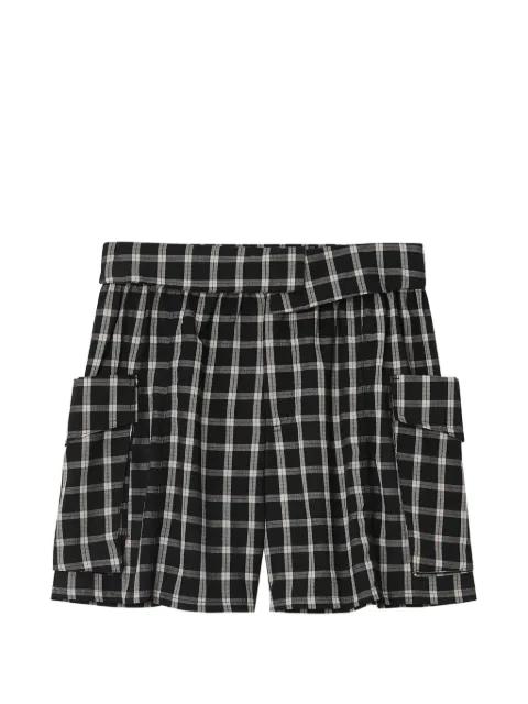 check-pattern shorts by B+AB