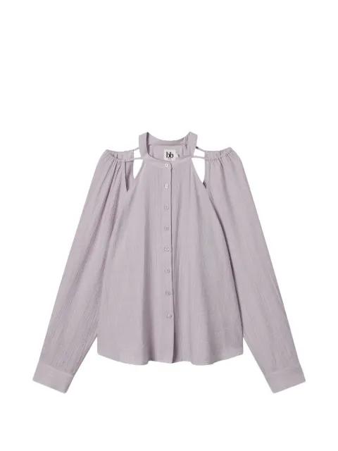 cut-out buttoned shirt by B+AB