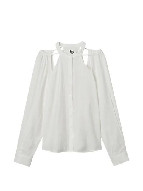 cut-out long-sleeve shirt by B+AB