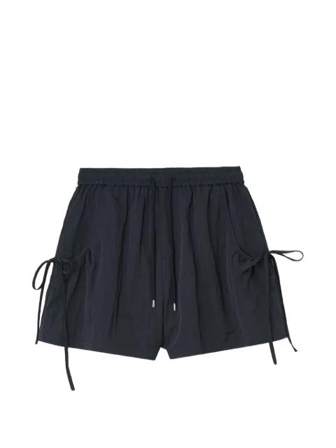 drawstring-waist side-tie mini shorts by B+AB