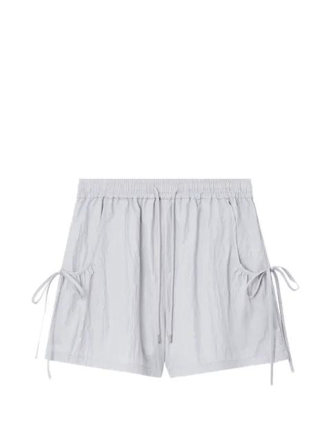 drawstring-waist side-tie mini shorts by B+AB