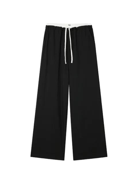 drawstring wide-leg trousers by B+AB