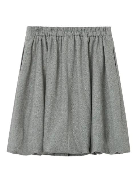 elasticated mini skirt by B+AB
