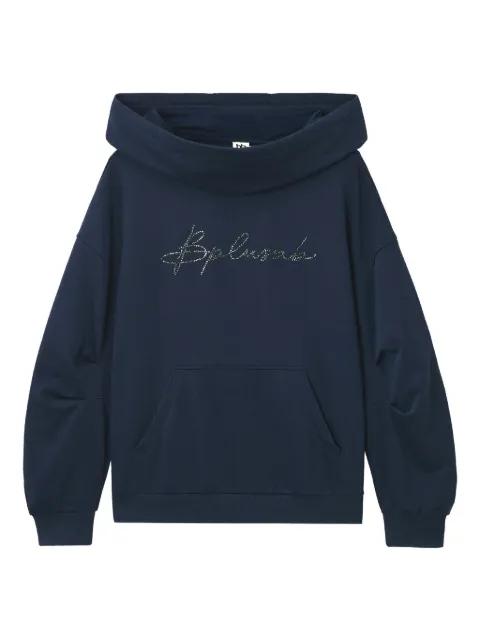 embellished-logo hoodie by B+AB