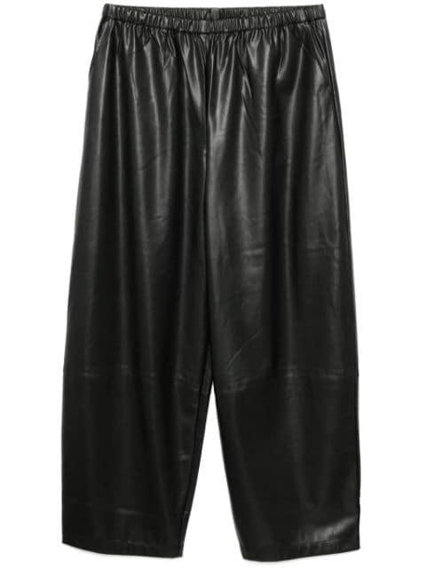 faux-leather trousers by B+AB