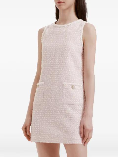 frayed-details mini dress by B+AB