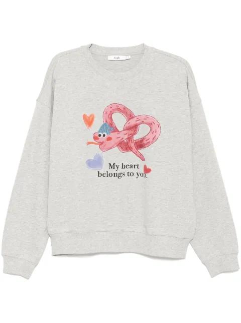 graphic-print sweatshirt by B+AB