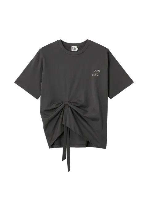 knot-detail T-shirt by B+AB