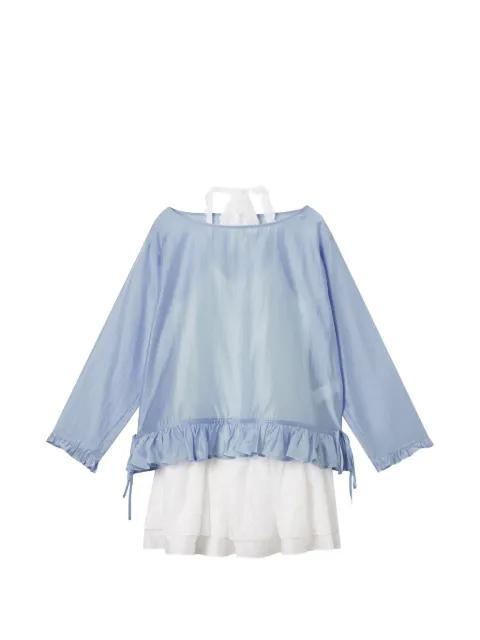 lace ruffled playsuit by B+AB