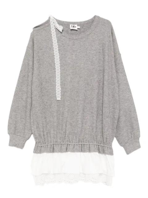 lace-trim dress by B+AB