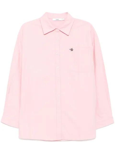 logo-embroidered long-sleeves shirt by B+AB