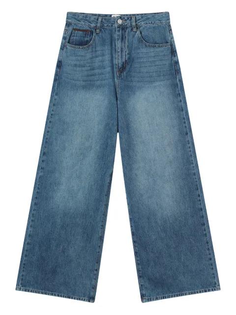 logo-patch jeans by B+AB