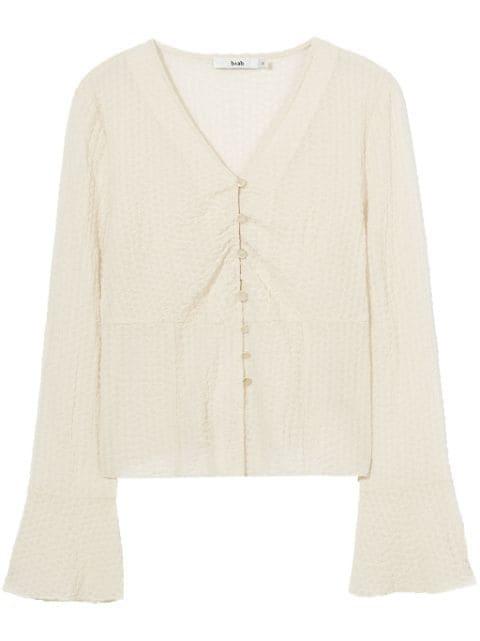open-knit top by B+AB