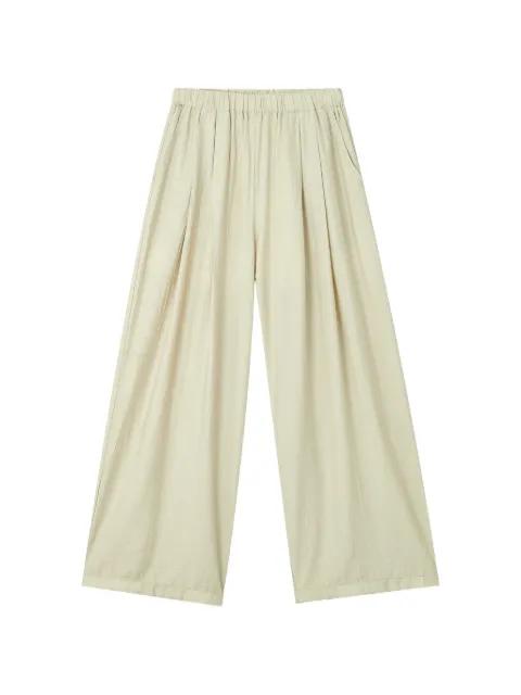 pleated wide-leg trousers by B+AB