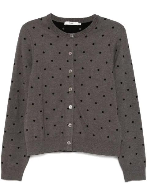 polka dot cardigan by B+AB