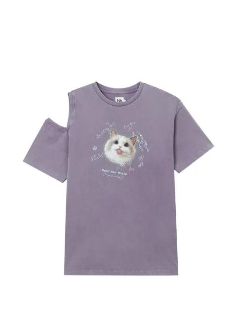 printed T-shirt by B+AB