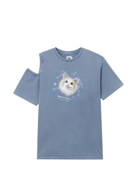 printed T-shirt by B+AB