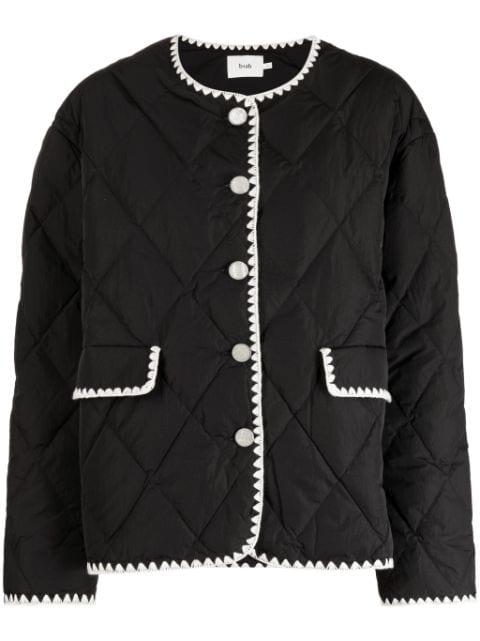 quilted buttoned jacket by B+AB