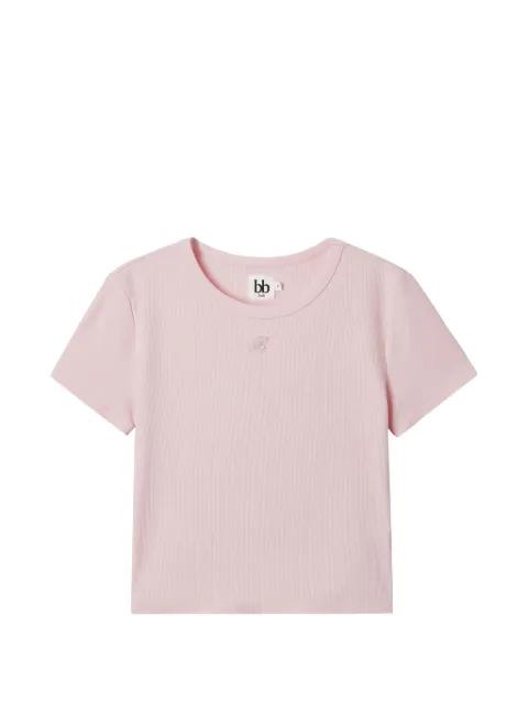 ribbed crew-neck T-shirt by B+AB