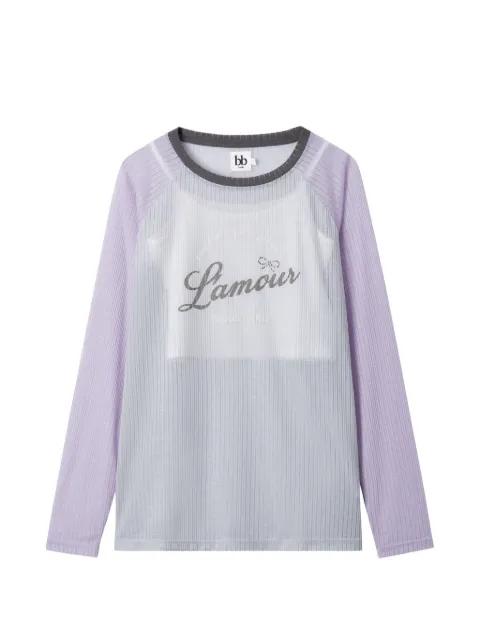 ribbed long-sleeve top by B+AB