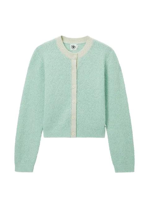 round-neck cardigan by B+AB