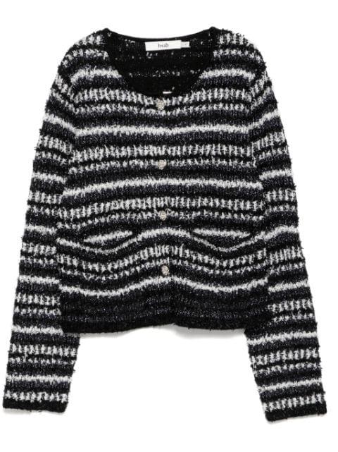 round-neck cardigan by B+AB