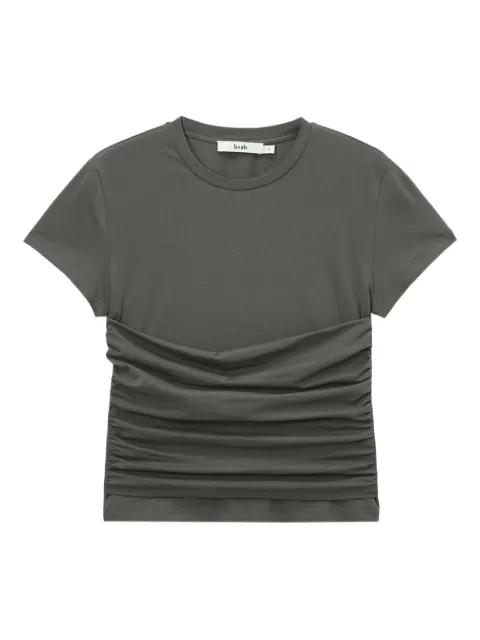ruched-detail T-shirt by B+AB