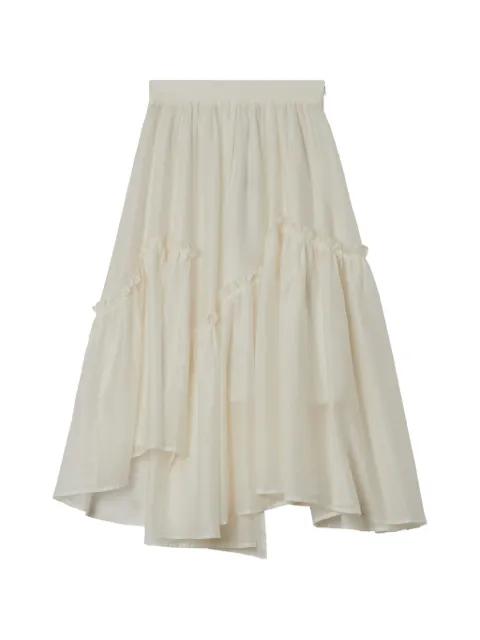 ruffled-detail skirt by B+AB