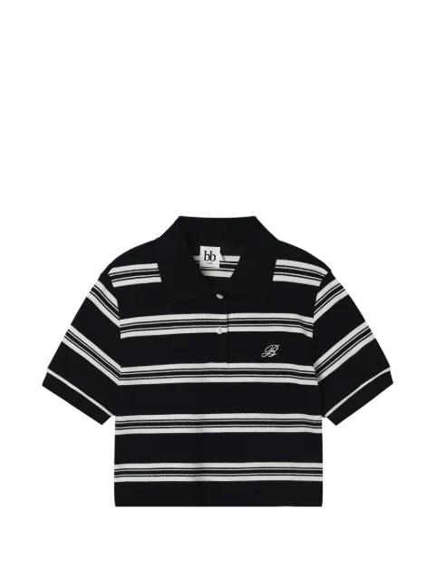striped polo top by B+AB