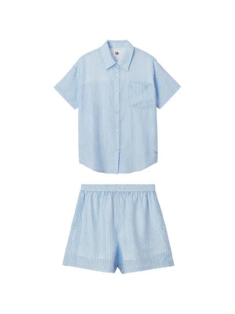 striped shirt ad shorts set by B+AB