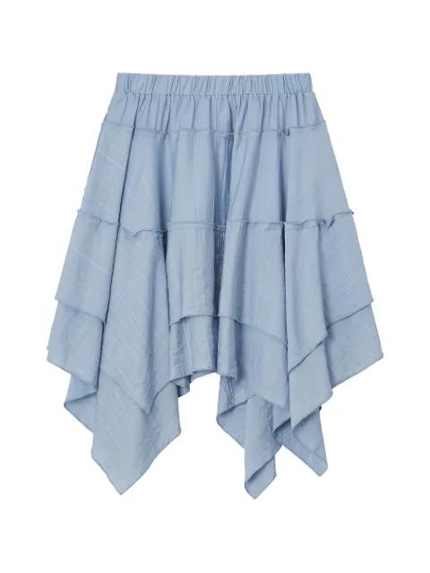 tiered asymmetric short skirt by B+AB