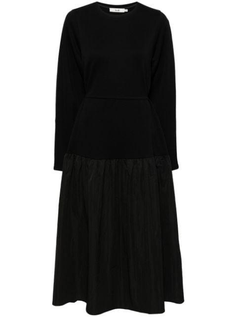 two-tone midi dress by B+AB