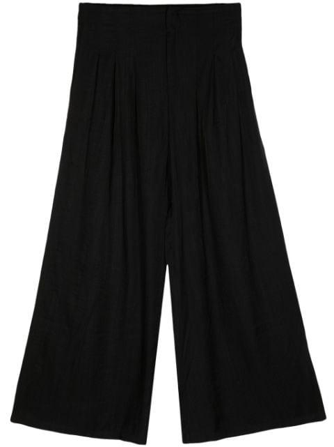 wide-leg cropped trousers by B+AB