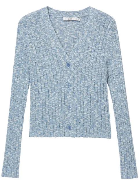 wide-ribbed cardigan by B+AB