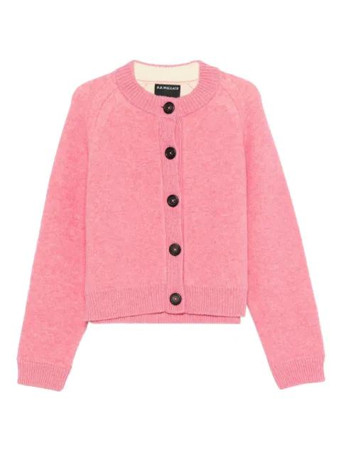 button-front cardigan by B.B. WALACE
