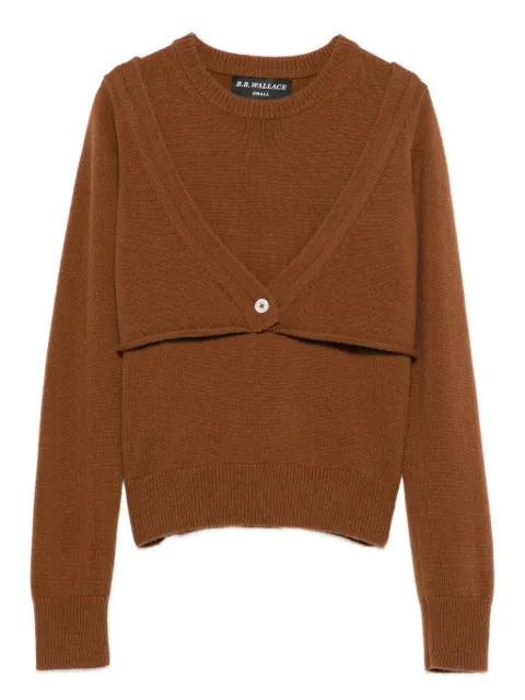 cashmere crew-neck sweater by B.B. WALACE