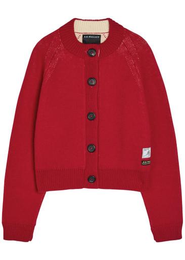 Sherman wool and cashmere-blend cardigan by B.B. WALLACE