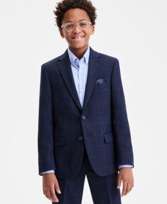 Boys 8-20 Blue Birdseye Window Classic Sport Coat by B BY BROOKS BROTHERS