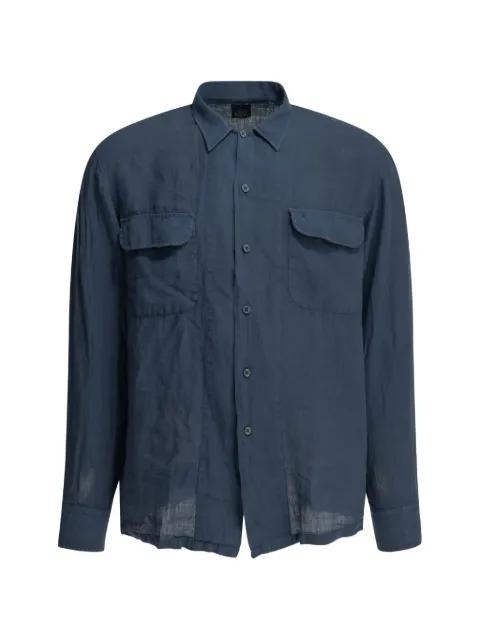 chest-pocket linen shirt by B.D. BAGGIES